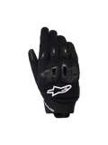 Alpinestars Stella SP X 3 handsker, motorcykelhandsker til damer, sorte med hvidt logo, med tekstureret mesh-stof og TPU-knobeskyttelse, sportsinspireret high-performance vejudstyr