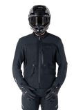 Alpinestars St-7 Prime GORE-TEX jakke, sort motorcykeljakke til touring, vandtæt og åndbar, lynlås foran, flere lommer, bæres med matchende hjelm og handsker, premium beskyttelse til kørsel i al slags vejr