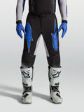 Alpinestars Supertech Hiten AFD bukser, herre-motocrossbukser, sort og blå, letvægts stretch-ripstop, atletisk race-pasform