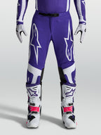 Alpinestars 2027 Supertech Vesta Pants, deep blue and white motocross pants for men with athletic fit and large logos.