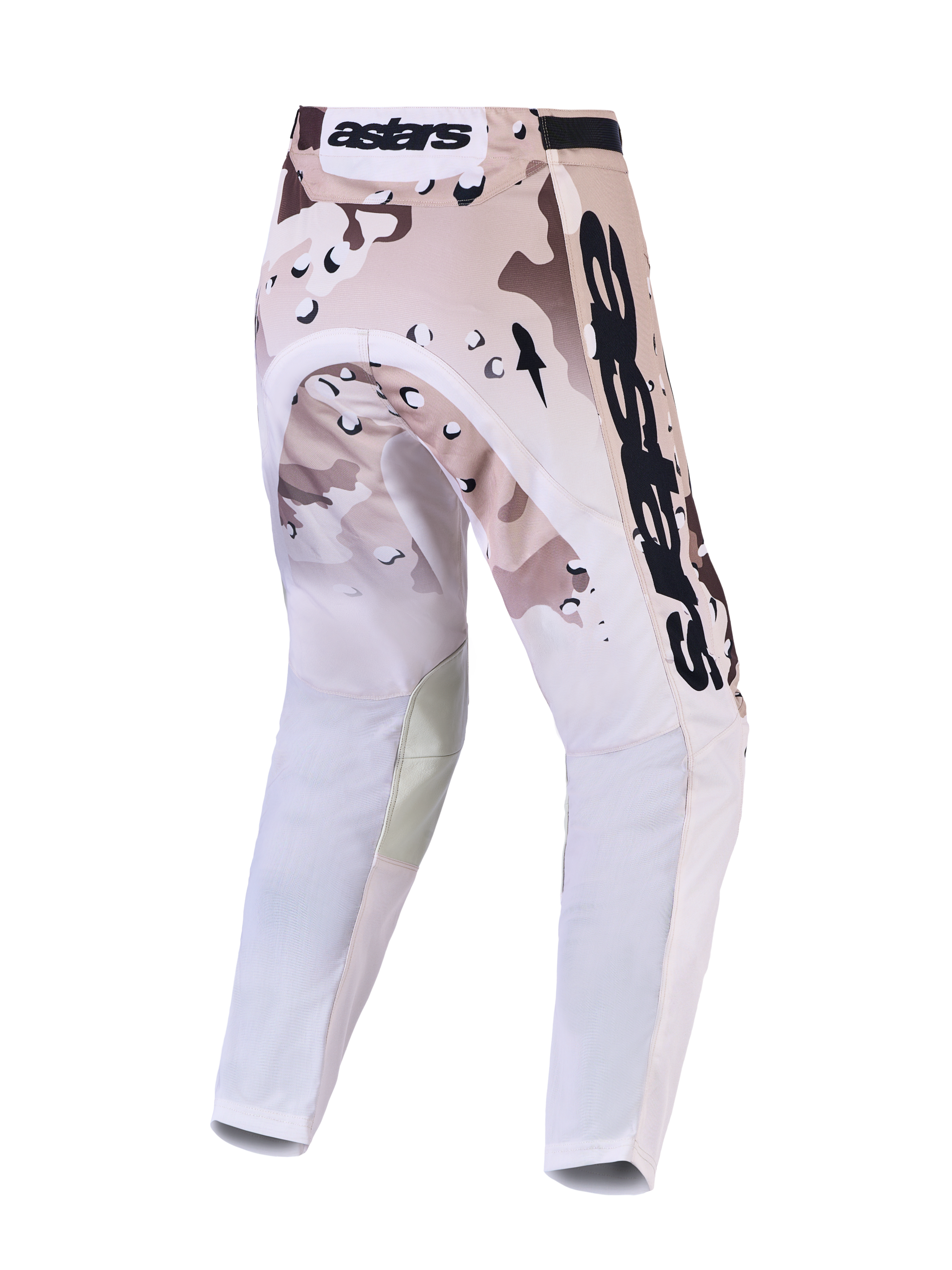 Alpinestars Racer Lone bukser, herremotocrossbukser i sand camouflage med forbøjede ben og stretch-paneler