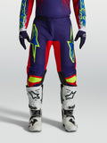 Alpinestars Fluid Drag Pants, Men's performance motocross gear, Blue Navy and Fire Red, with a durable sport fit.