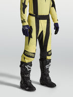 Alpinestars Techstar Atrox Pants, Men's Motocross Racing Pants in Yellow and Black with durable 4-way stretch ripstop.