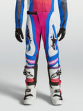 Alpinestars Supertech Maven bukser til ungdom, motocrossbukser til børn, hvid og pink, performance-pasform med holdbarhed.