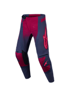 Alpinestars Stella Techstar Swan bukser, motocrossbukser til kvinder, grå og rød med perforerede ventilationspaneler