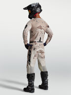 Alpinestars Racer Lone trøje, MX-trøje til herre, ørkencamouflage og sort, fugttransporterende materiale, set bagfra