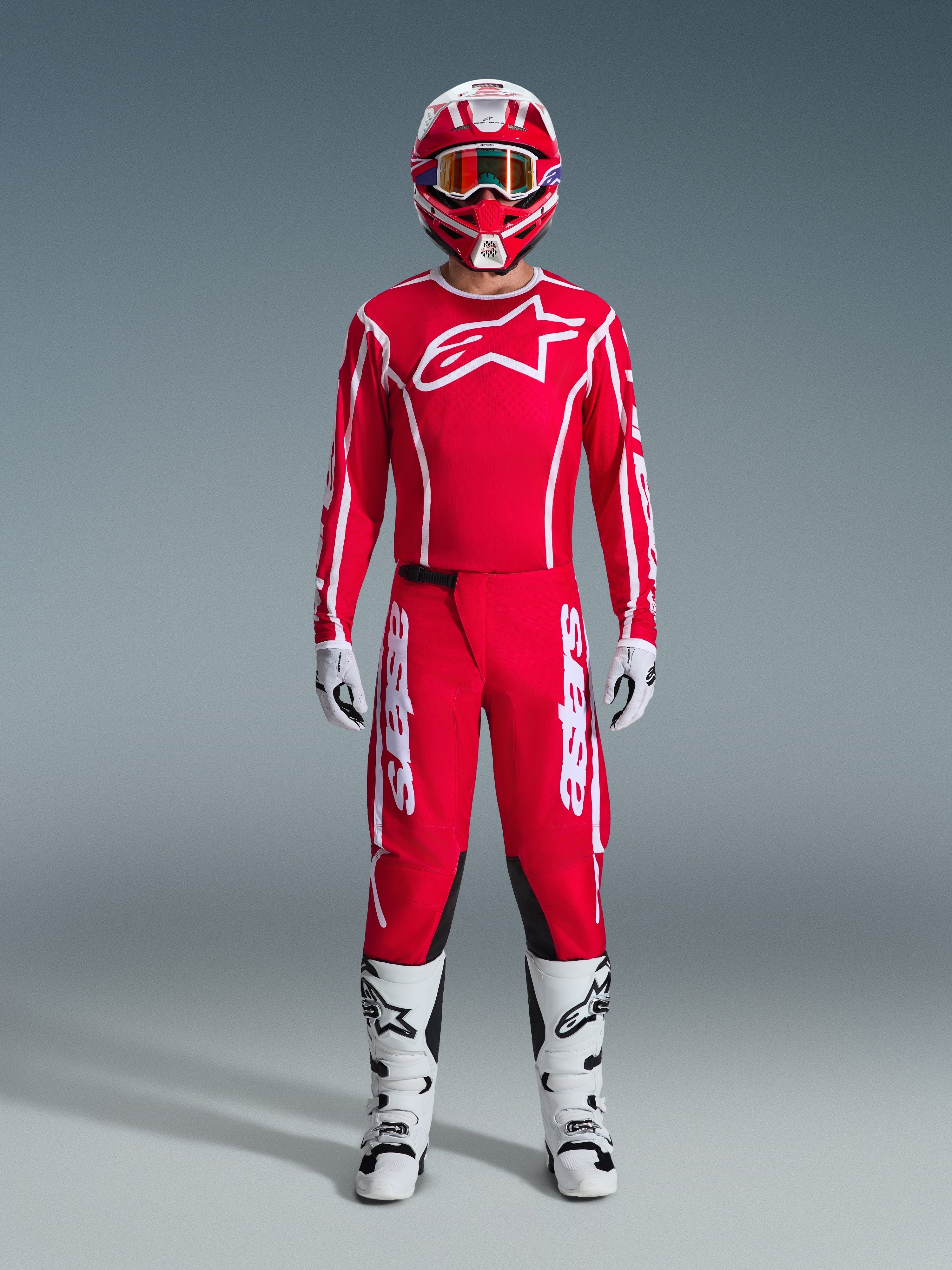 2026 Fluid Apex - Red MX Jersey | Alpinestars®