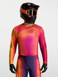 Alpinestars Fluid Kepler trøje, lilla og orange motocrosstrøje med fugtafledende stof og atletisk pasform.