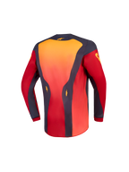 Alpinestars Youth Fluid Hunt Jersey, red and graystone motocross shirt with an extended rear for young off-road riders.
