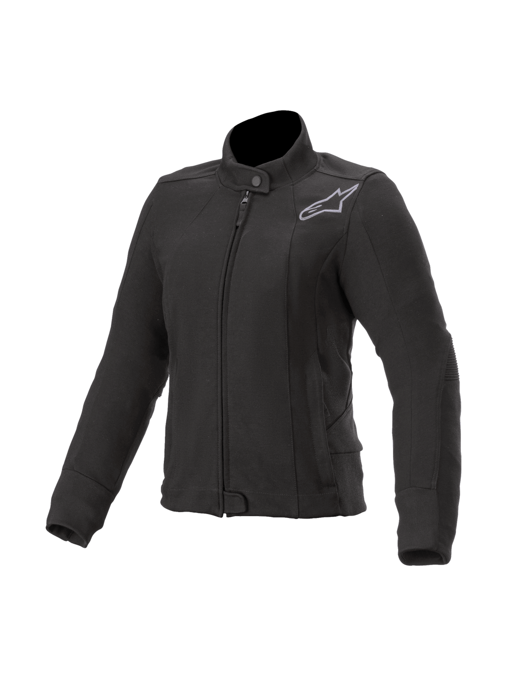 Alpinestars Banshee Fleece, sort urban damemotorcykeljakke med Nucleon Flex Plus beskyttelse og Kevlar.