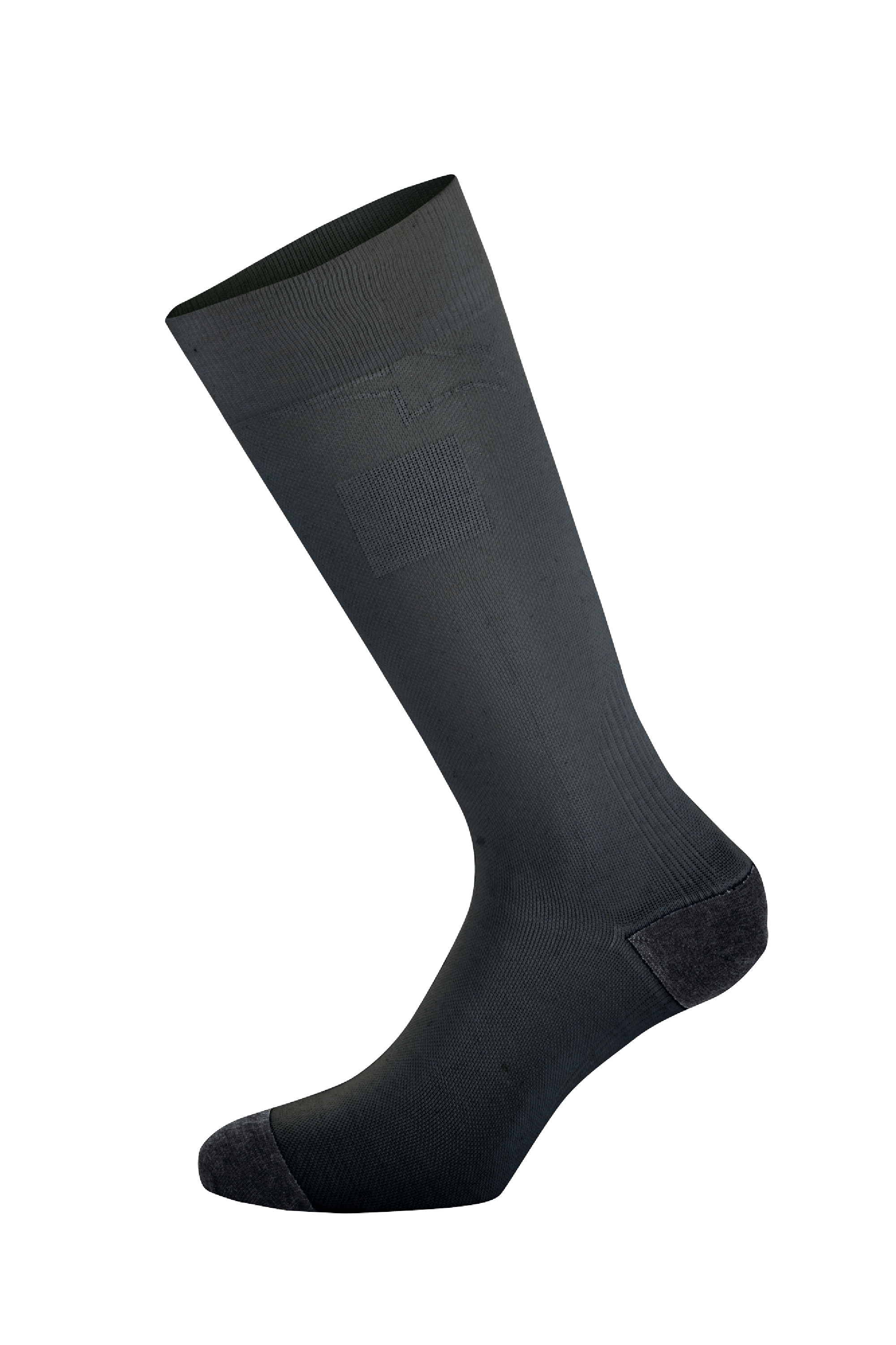 Alpinestars ZX V4 strømper, sorte autoracing-strømper, sømløs teknisk konstruktion, læglængde med ribbede kompressionszoner og forstærket hæl og tå, brandhæmmende aramidisk materiale til motorsport