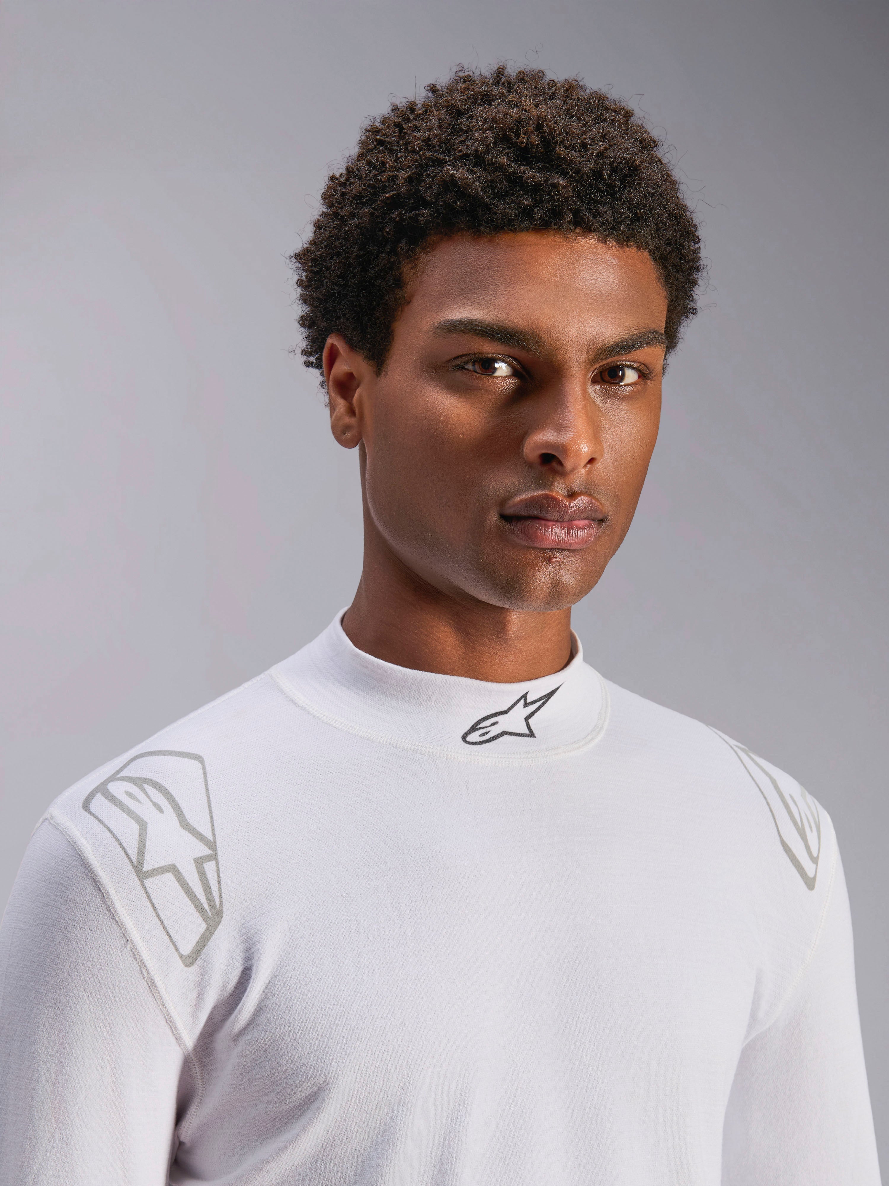 トップス MMAx3ITSUKA Checker Racing Sleeve-less ZX Evo V3 Top Long Sleeve - White Auto Base Layer | Alpinestars®