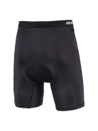 Alpinestars MX Padded Boxer, sorte polstrede motocross base layer shorts, set bagfra med chamois-sædepolstring med flere densiteter, elastisk linning med logo, ergonomisk strækkonstruktion for komfort under off-road kørsel.