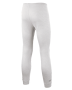 Alpinestars Race V3 underdel, auto racing basislag, hvid, set bagfra med tekstureret flammehæmmende materiale, elastisk talje og ribbede manchetter ved anklerne, designet til professionel motorsport