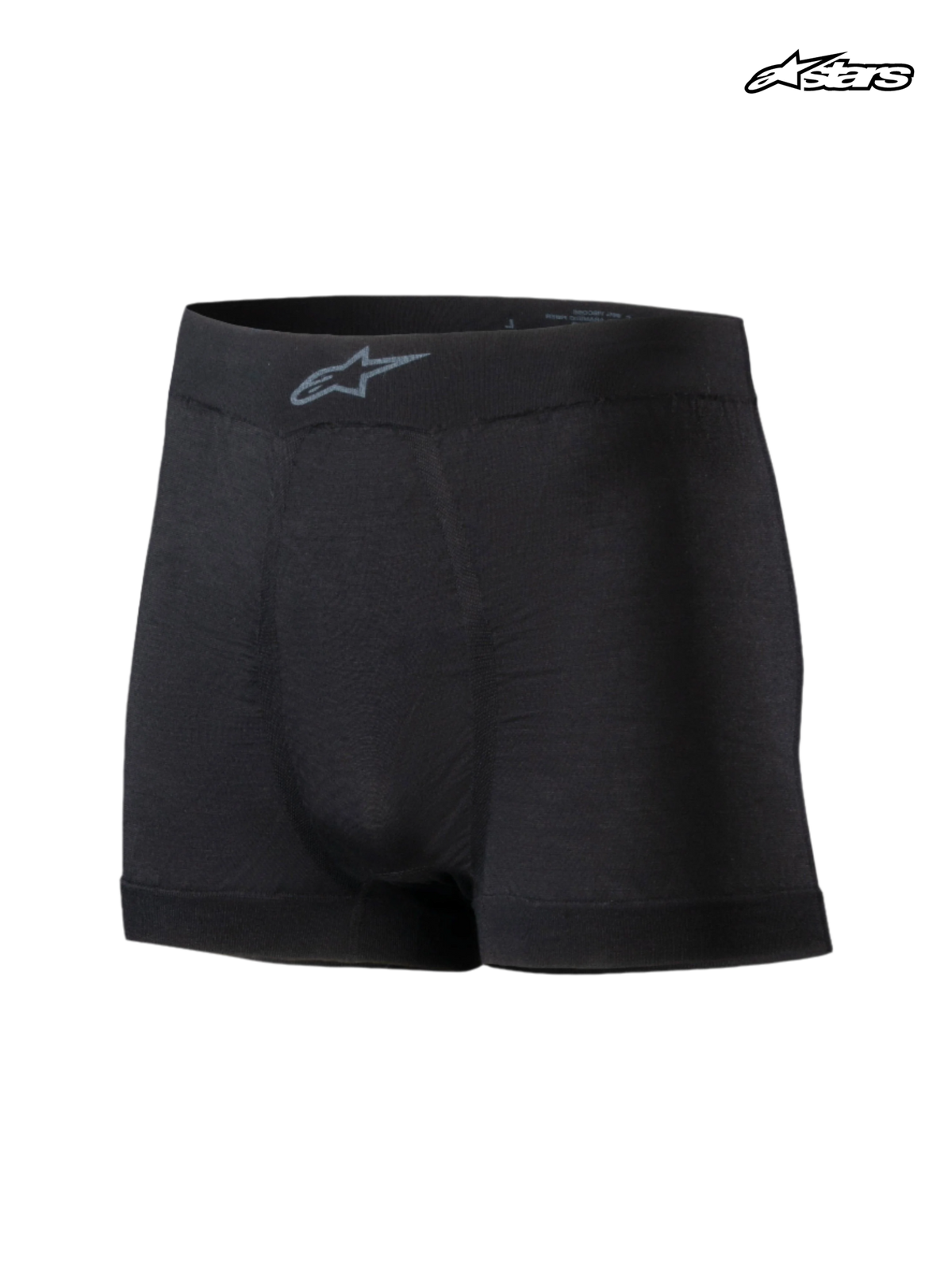 Alpinestars Tech ZX Boxershorts, flammemodstandsdygtigt auto-racing undertøj, sort, med LENZING FR-konstruktion og FIA-certificering