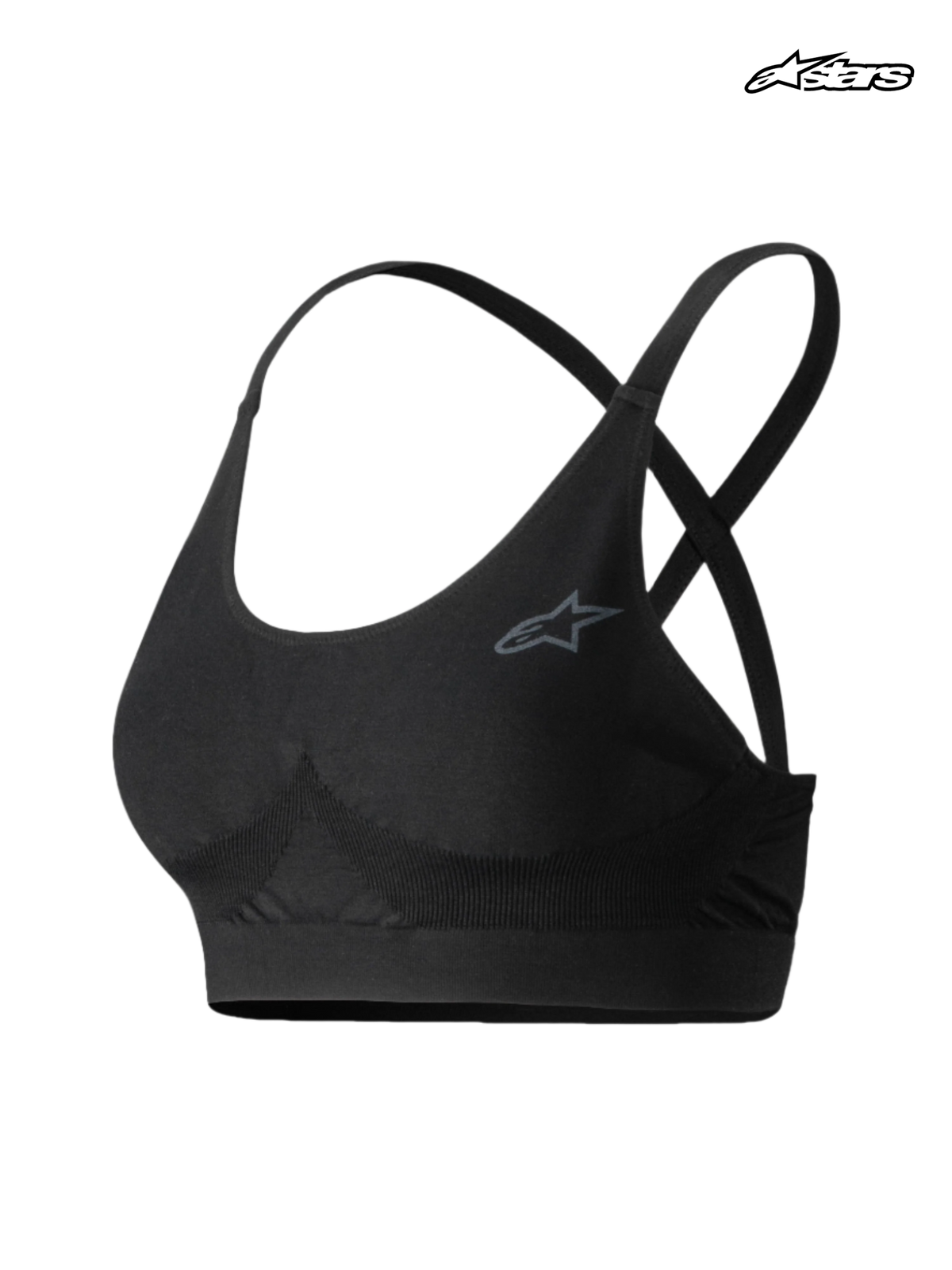 Alpinestars Stella Tech ZX Bh, sort dame-motorsportssports-bh med flammebestandig Lenzing FR-konstruktion og FIA-certificering