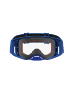 Alpinestars Supertech Vesta goggles, blå og hvide motocross-goggles med klar linse, fugtstyring og optimeret luftstrøm