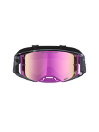 Alpinestars Supertech Lone Goggles, motocross goggles med camo lilla og spejl-pink linse, højkontrastlinseteknologi og optimeret ventilation