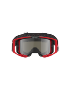 Alpinestars Vision 8 Luar goggles, motocross-briller, rød og sort ramme med sølvspejllinse, højtydende design med bredt synsfelt, tydelig branding på stroppen og rammen, velegnet til off-road og motocross-løb
