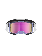 Alpinestars Vision 8 Maven goggles, lilla og sorte motocrossbriller med spejlpink antiduglinse og RAM-AIR ventilation