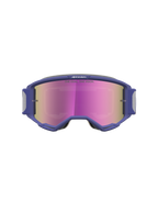 Alpinestars Vision 5 Drag goggles, motocross-goggles med lilla ramme, pink spejllinse og RAM-AIR ventilation.