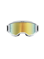 Alpinestars Vision 5 Rora Goggles, Motocross Performance, White A-FLEX Frame, Gold Mirror Lens, RAM-AIR Ventilation.