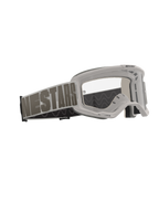 Alpinestars Vision 5 Hollow-briller, motocross-briller, Wind Clear, lysegråt stel med klar antidug-linse, bred vævet rem med markant 'NESTARS'-branding, højtydende beskyttelsesbriller til off-road kørsel