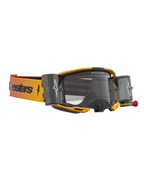 Alpinestars Vision 8 Amber Roll Off goggles, gul og sort motocross-goggles med klar linse og roll-off-system