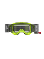 Alpinestars Vision 5 Rora Roll Off goggles, motocrossgoggles til terrænkørsel, gul fluo og sort, klart linsesystem med integreret roll-off-funktion.
