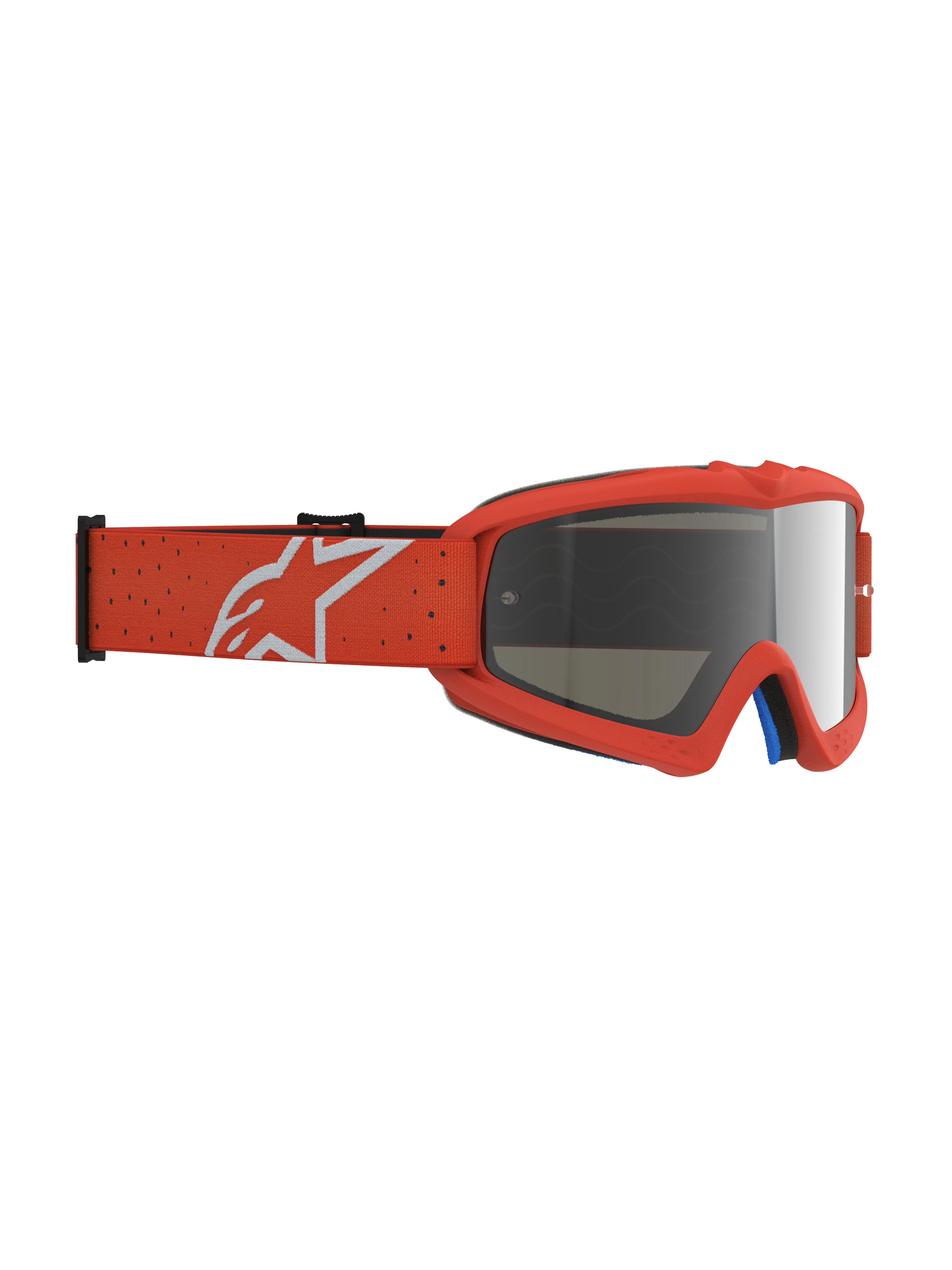 Alpinestars Vision Vesta Goggles Ungdom, motocrossgoggles til unge, orange med sølvspejl-antiduglinse, A-FLEX ramme, off-road beskyttelsesudstyr.