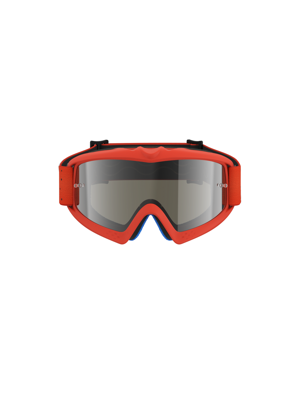 Alpinestars Vision Vesta Goggles Ungdom, motocross-goggles til unge, orange med spejlet sølv anti-dug linse