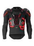Alpinestars Tech-Air Off-Road System, FIM-homologeret off-road airbag-system, sort og rød, tekstilkonstruktion med integreret Nucleon CELL bryst- og rygbeskyttelse