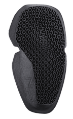 Alpinestars Nucleon Flex Plus knæbeskytter, sort, knæbeskytterindsats til motorcykel med en perforeret åben cellestruktur i bikubemønster, ergonomisk slank profil og fleksibelt design med præget stjernelogo
