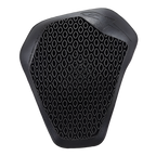 Alpinestars Nucleon Flex Plus skulderbeskytter, sort, motorcykelbeskyttelsesindsats med perforeret åben cellestruktur til ventilation, slank ergonomisk skjoldform, præget logo