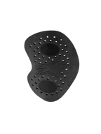 Alpinestars Nucleon Racing KR-HR hoftebeskytter, sort motorcykelbeskyttelsesindsats, perforeret energiabsorberende skum med hårde overindsprøjtede skaller, præget Alpinestars-stjernelogo, ergonomisk design til racerdragter