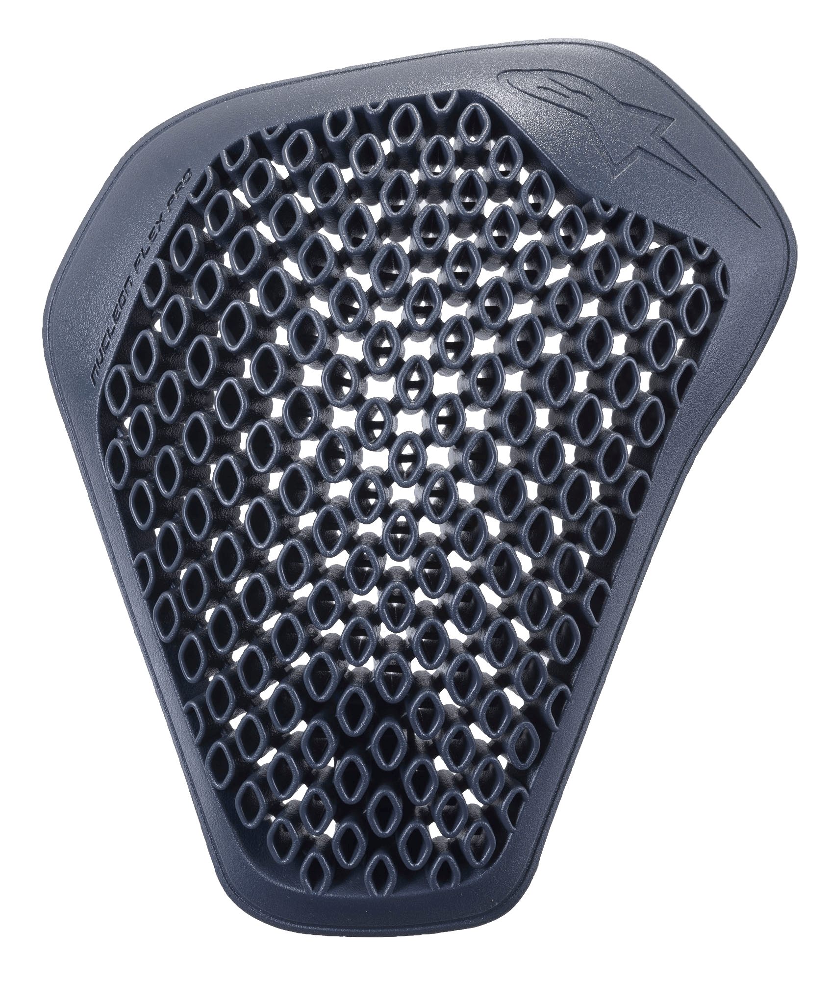 Alpinestars Nucleon Flex Pro skulderbeskytter, antracit, individuel beskyttelsesindsats med ventileret bikagestruktur, ergonomisk og fleksibelt design til motorcykeludstyr
