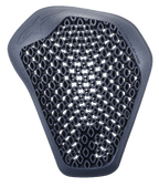 Alpinestars Nucleon Flex Pro skulderbeskytter, antracit, med et højt ventileret design med åben struktur, fleksibel og let ergonomisk konstruktion til beskyttelse mod stød ved motorcykelkørsel