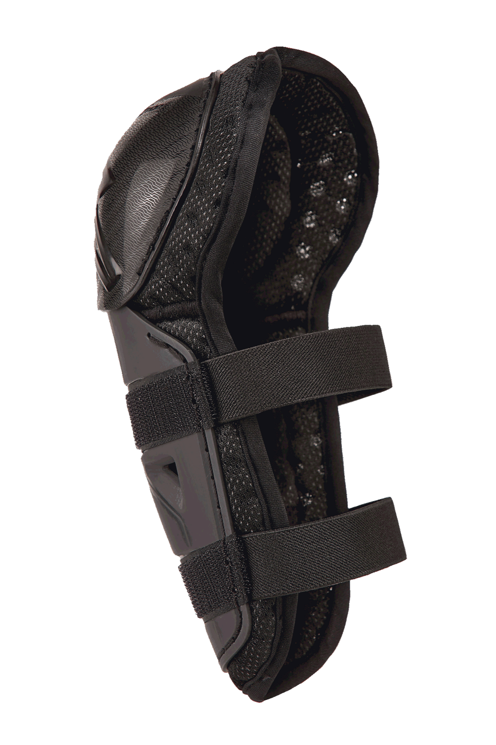 Alpinestars Bionic Action Kickstart knæbeskytter, motocross knæ- og skinnebensbeskytter til unge, sort, med et artikuleret beskyttelsesskal-design, dobbelt elastisk remlukning og åndbar mesh-polstring, designet til unge ryttere.