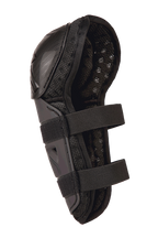 Alpinestars Bionic Action Kickstart knæbeskytter, motocross knæ- og skinnebensbeskytter til unge, sort, med et artikuleret beskyttelsesskal-design, dobbelt elastisk remlukning og åndbar mesh-polstring, designet til unge ryttere.