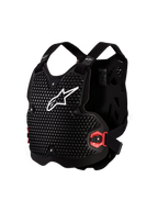 Alpinestars Bionic Action V2 Chest Protector, Black and White MX armor, CE Level 1 certified with A-Morph technology.