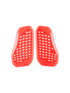 Alpinestars Nucleon Plasma Divided Chest Protector, Red Motorcycle Chest Armor Insert, Ventilated Zigzag Pattern with Perforated Holes, CE Certified Impact Protection, Dual-Piece Lightweight Construction