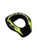 Alpinestars Sequence nakkekrave ungdom, nakkestøtte til motocross og karting, gul fluo og sort, ergonomisk design.