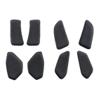 Alpinestars BNS Soft Pad-sæt, udskiftelig komfortpolstring til nakkestøtte, sort, sæt af formede puder med tekstureret stof, designet til BNS Tech 2-systemet, MTB og off-road beskyttelsestilbehør