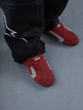 Alpinestars RSRV Starline sko, røde lifestyle-sneakers med hvide og grå detaljer, RSRV-logo, blød tekstur, casual streetwear-fodtøj