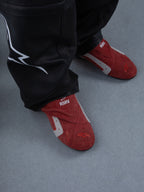 Alpinestars RSRV Starline sko, røde lifestyle-sneakers med hvide og grå detaljer, RSRV-logo, blød tekstur, casual streetwear-fodtøj