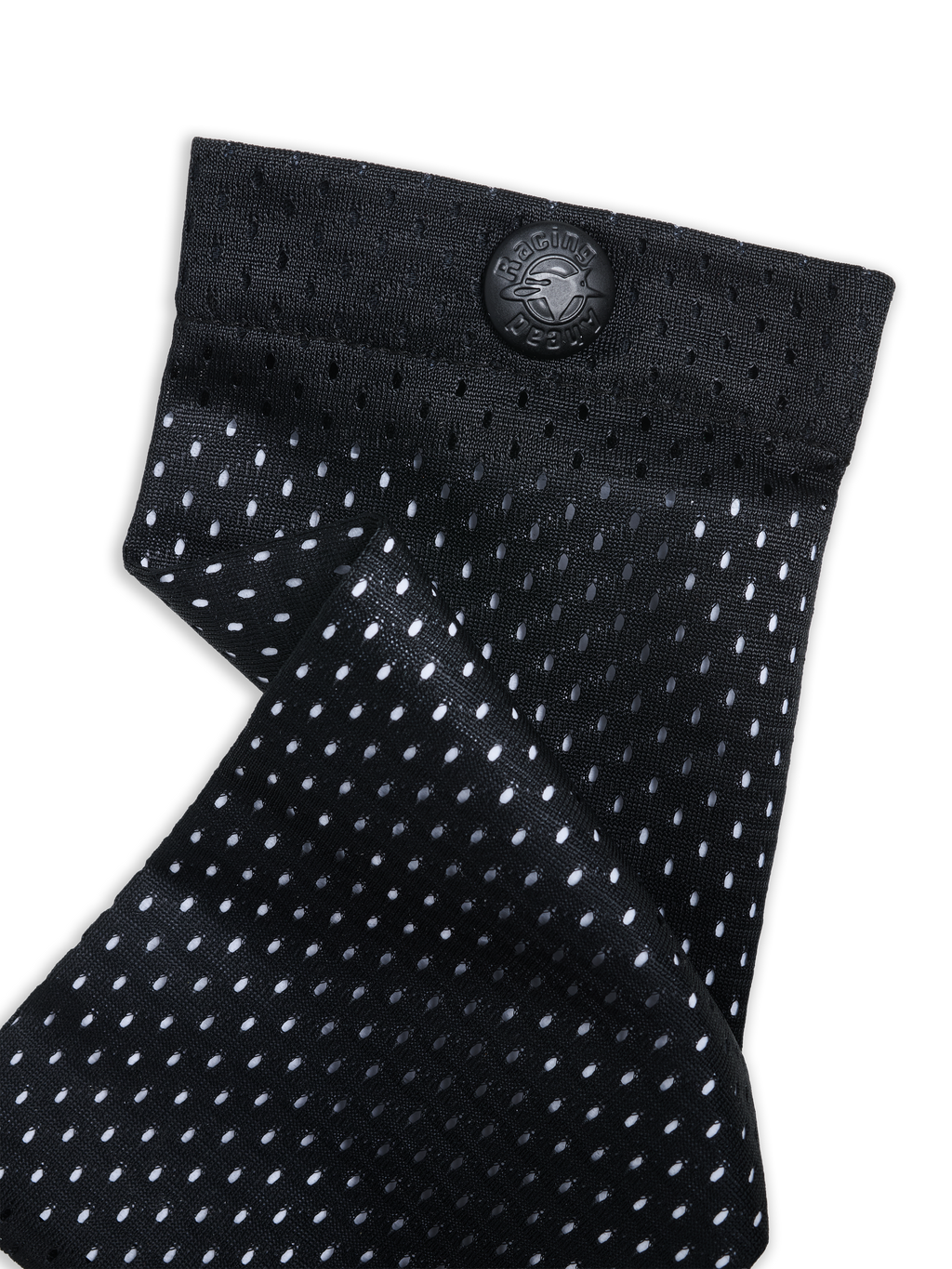 Alpinestars RSRV mesh-støvpose, sort perforeret stof med Racing Ahead-logo på trykknappen, motorsportstilbehør