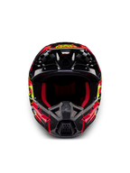Alpinestars S-M5 Rash hjelm ECE 22.06, ventileret motocrosshjelm, mørkegrå og lys rød blank finish, slagfast termoplast.