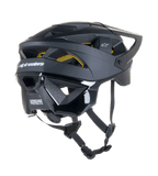 Alpinestars Vector Tech Solid hjelm, MTB-cykelhjelm, sort mat og blank finish, med Mips-beskyttelse, 19 ventilationsåbninger og udvidet nakkebeskyttelse til off-road trail-beskyttelse.