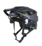 Alpinestars Vector Tech Solid hjelm, sort MTB-mountainbikehjelm, mat og blank finish med 19 ventilationsåbninger, gul indvendig Mips-polstring, justerbar skygge og remme, letvægtsbeskyttelse til trail- og all-mountain-kørsel