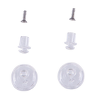 Alpinestars Pinlock Tear-Off Pins Sæt, hjelmtilbehør, transparent, gennemsigtige plastikstifter og små metalskruer, reservedele til Supertech R10 motorcykelhjelm visirer